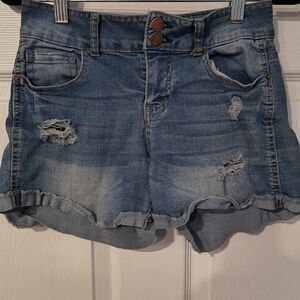 Rue21 Sz 4 Denim Distressed Women Shorts